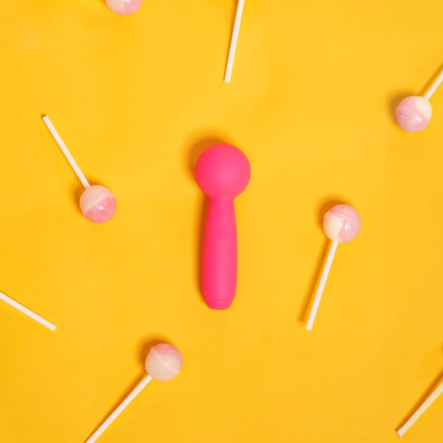 Lolly Mini Wand Vibrator – Frontalansicht