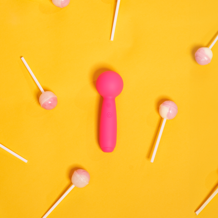 Lolly Mini Wand Vibrator – Frontalansicht
